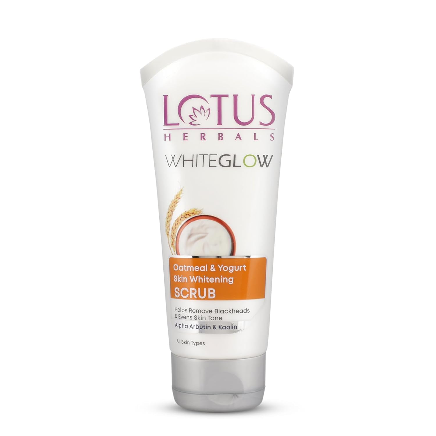 Lotus Herbals WhiteGlow Skin Brightening Oatmeal & Yogurt Scrub 150g