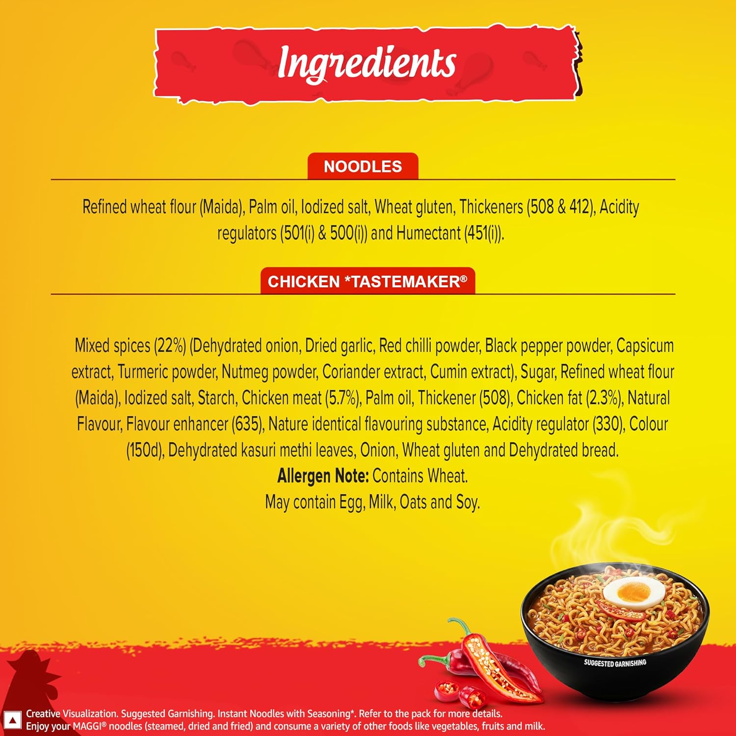 MAGGI 2-Minute Chicken Instant Noodles, 284g