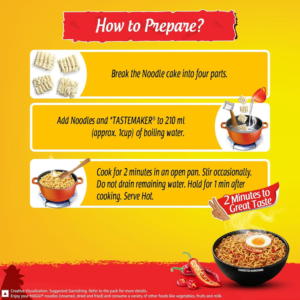 MAGGI 2-Minute Chicken Instant Noodles, 284g