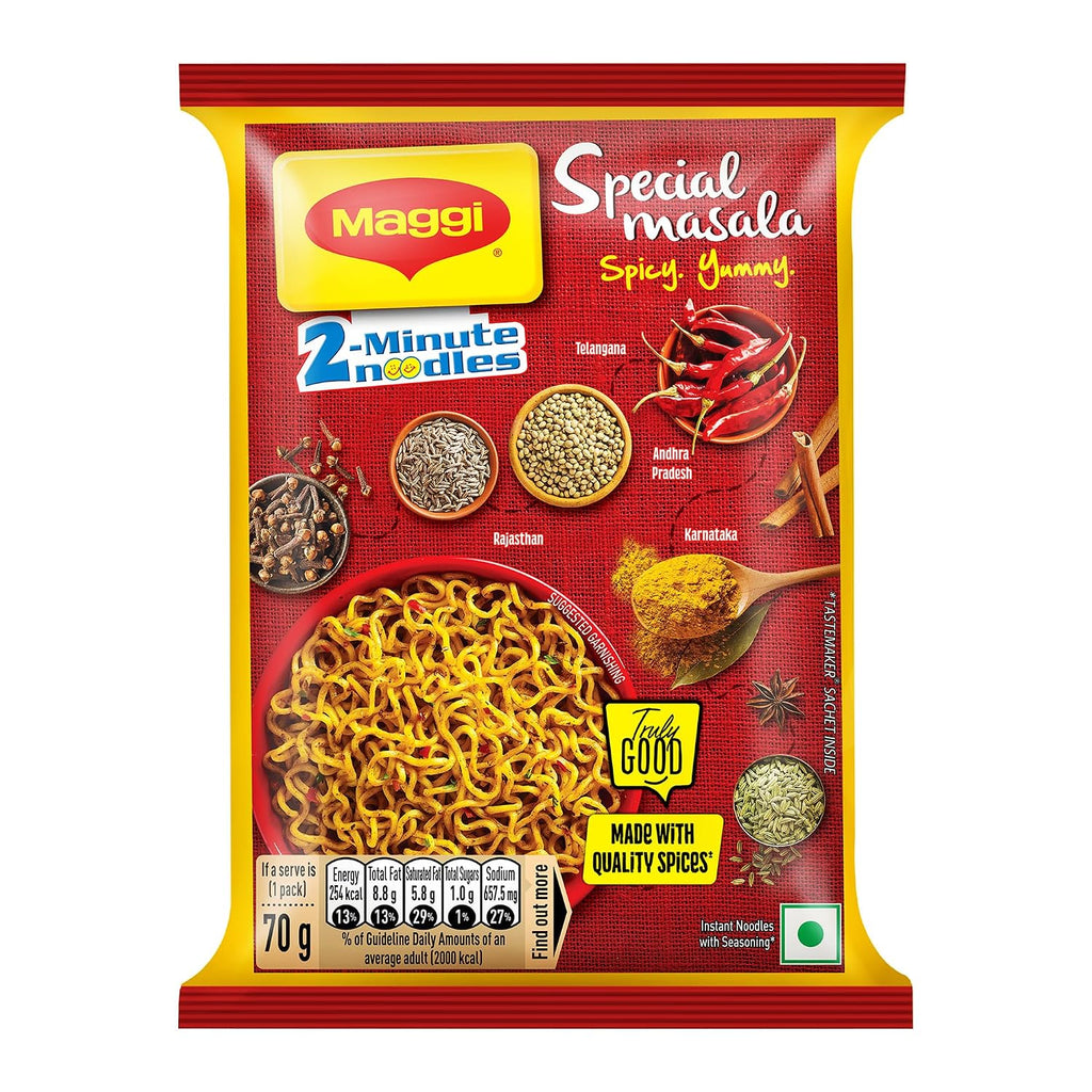 MAGGI 2-Minute Special Masala Instant Noodles,70g