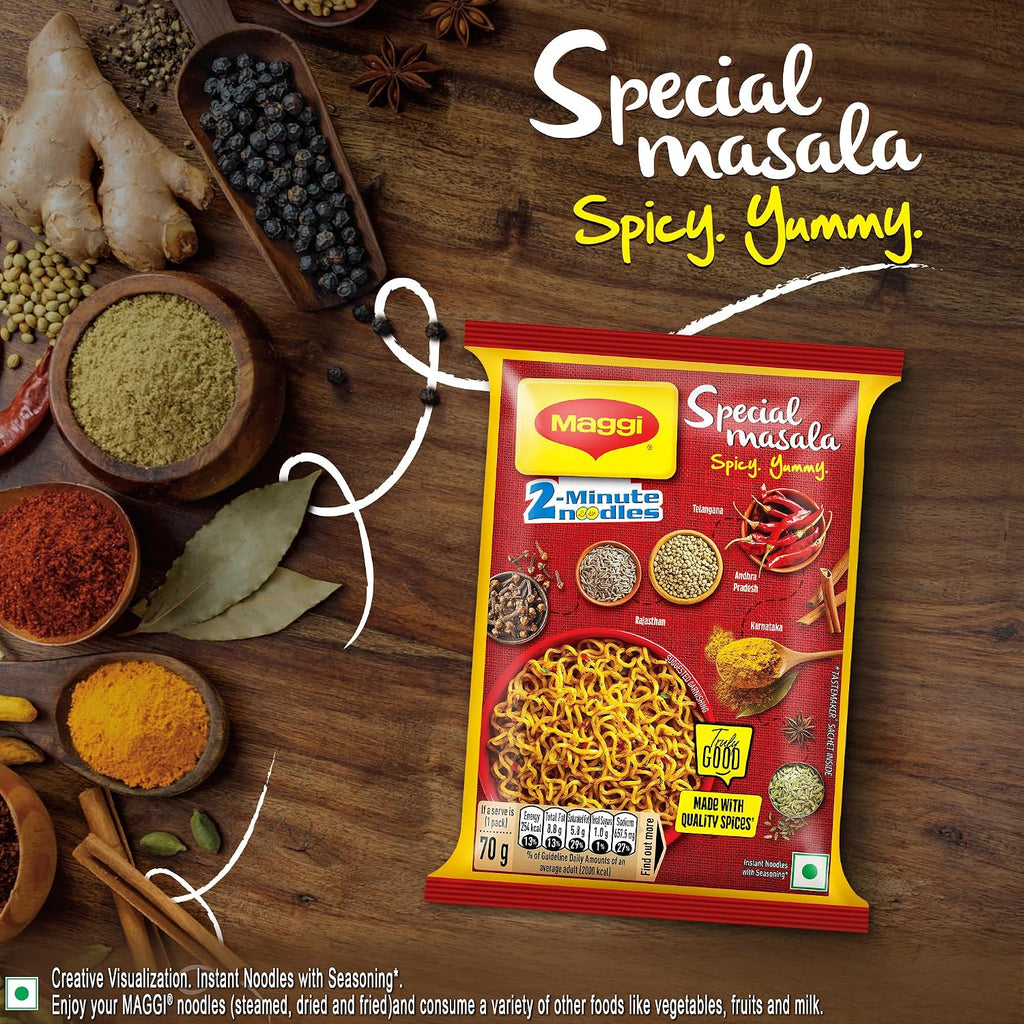 MAGGI 2-Minute Special Masala Instant Noodles,70g