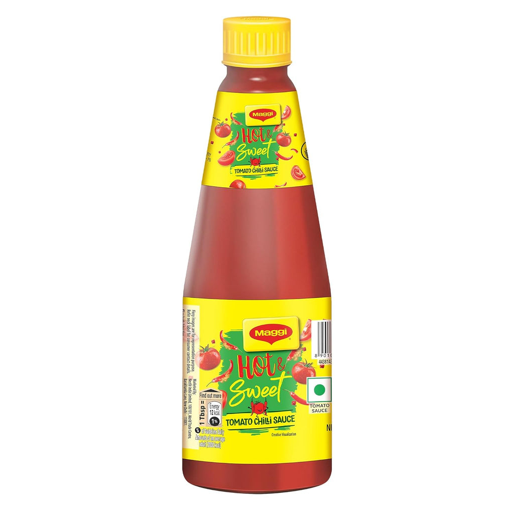 MAGGI Hot & Sweet Tomato Chilli Sauce, Blend of Tomatoes & Chillies, 1kg