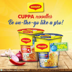 MAGGI Masala Cuppa Noodles, Slurpy Saucy Taste With Veggies, 70.5g