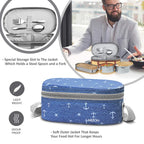MILTON Corporate Lunch Box Stainless Steel Tiffin  with Bag Blue
