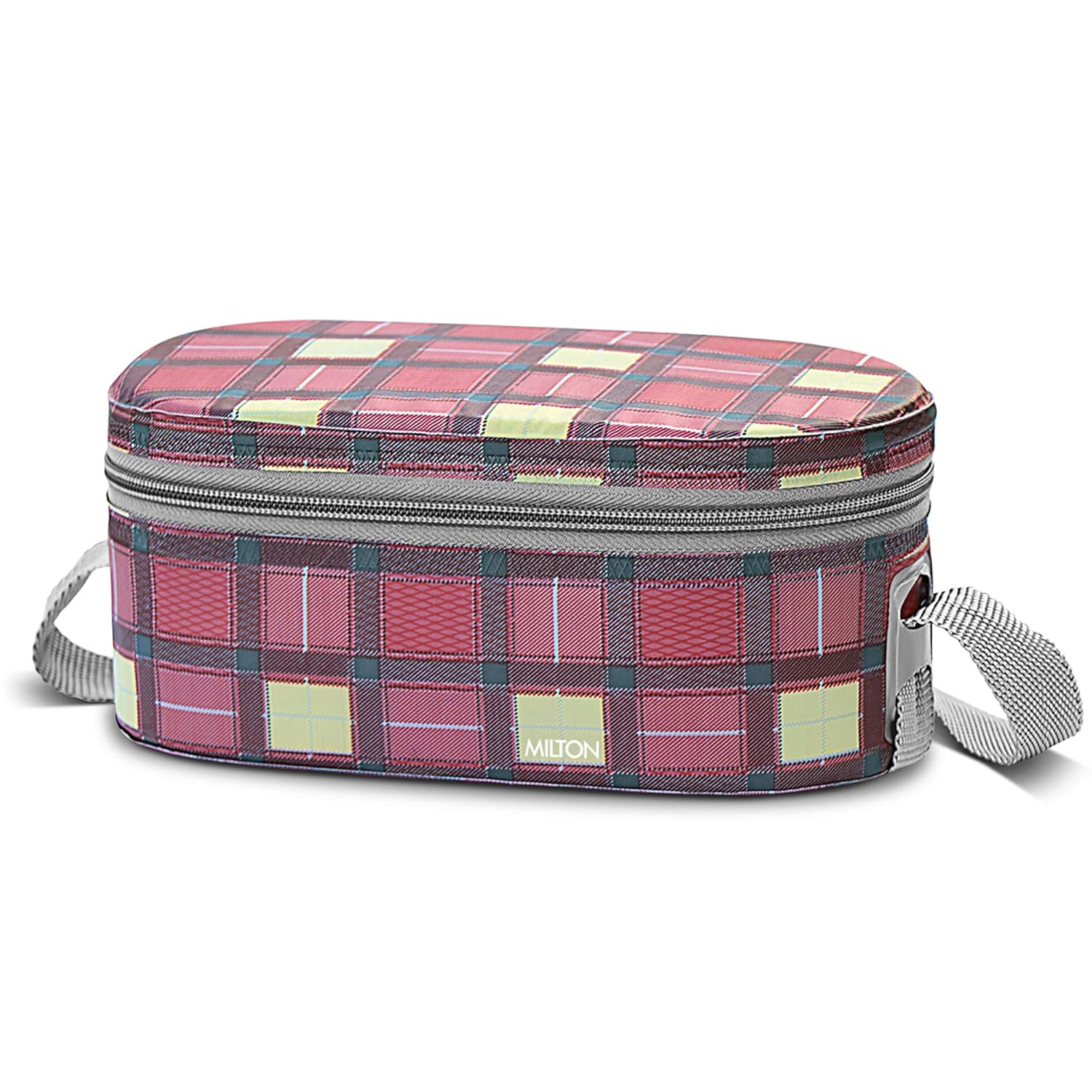 MILTON Corporate Lunch Stainless Steel Containers, Set of 3 Maroon