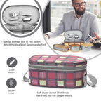 MILTON Corporate Lunch Stainless Steel Containers, Set of 3 Maroon