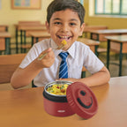 MILTON Snack Box Big I Inner Steel, PU Insulated 510 ml (Maroon)