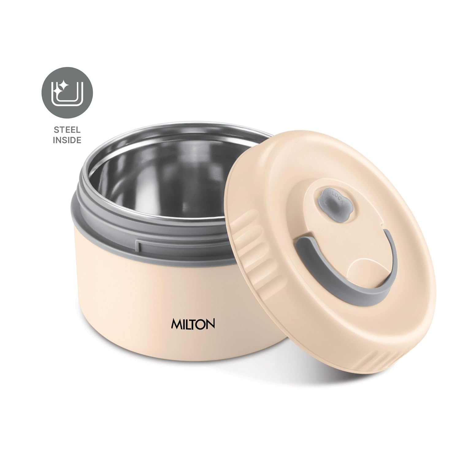 MILTON Snack Box Big I Inner Steel, PU Insulated 510 ml (Beige)