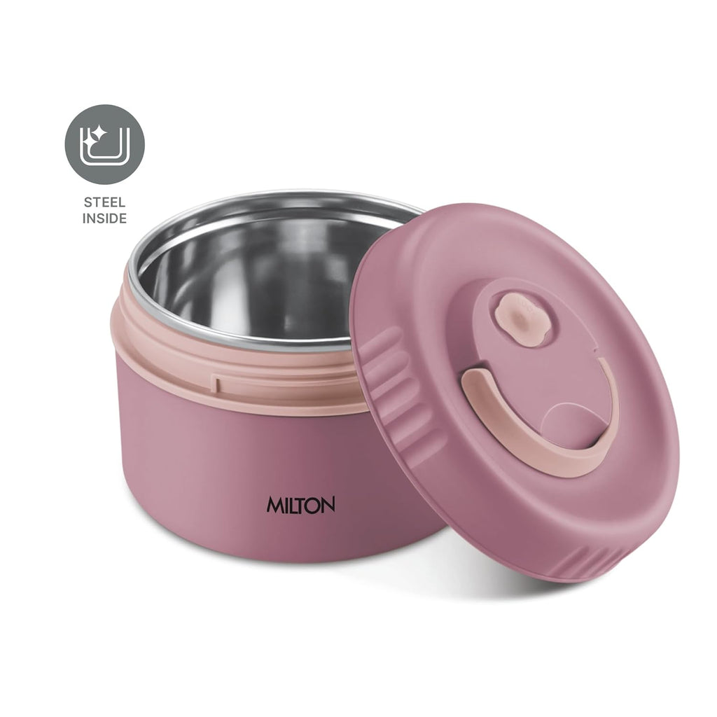 MILTON Snack Box Big I Inner Steel, PU Insulated 510 ml (Pink)