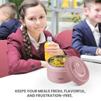 MILTON Snack Box Big I Inner Steel, PU Insulated 510 ml (Pink)