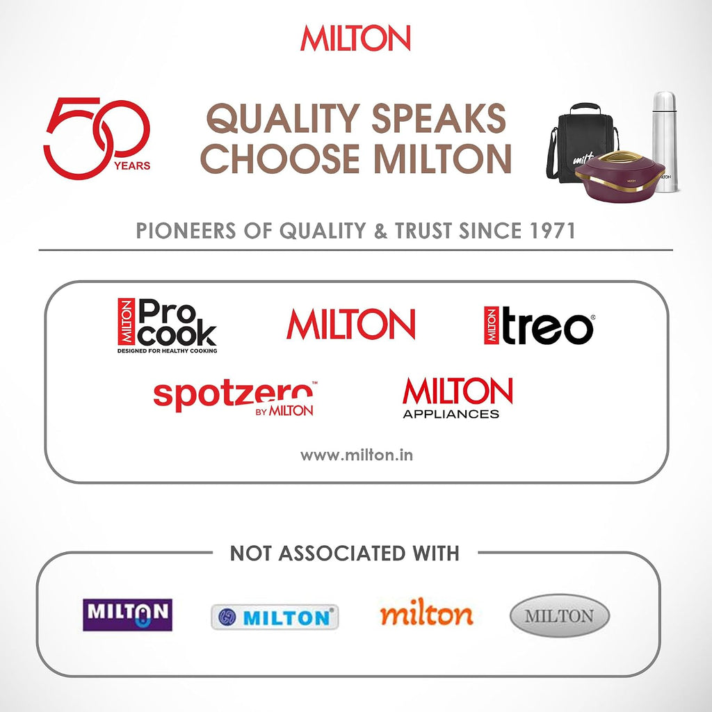 MILTON Swiftron Portable Electric Lunch Box I 2x260 ml Stainless Steel Containers