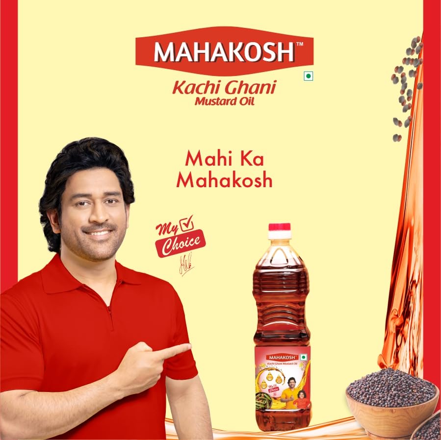 Mahakosh Kachi Ghani Mustard Oil(Bottle) 850 gm