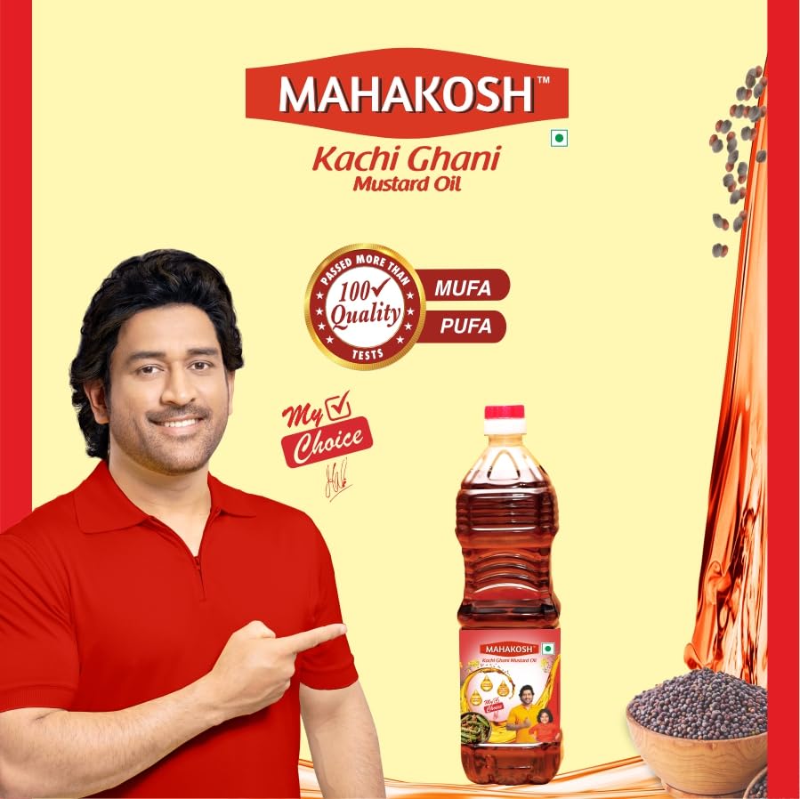 Mahakosh Kachi Ghani Mustard Oil(Bottle) 850 gm
