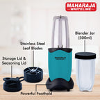 Maharaja Whiteline 400 Watt Easy Twist Nutri Blender Mixer Grinder with 2 Jars