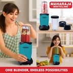 Maharaja Whiteline 400 Watt Easy Twist Nutri Blender Mixer Grinder with 2 Jars