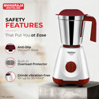 Maharaja Whiteline 500W Livo Pro Mixer Grinder with 3 Stainless Steel Jars