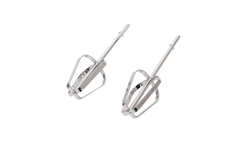 Maharaja Whiteline Centuro Hand Mixer with SS Dough Hooks and Chrome Plated Beater Attachment, 250W, 2 Years Warranty (White)