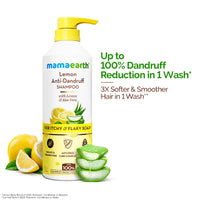 Mamaearth Lemon Anti-Dandruff Shampoo with Lemon 600 ML