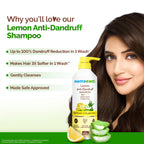 Mamaearth Lemon Anti-Dandruff Shampoo with Lemon 600 ML