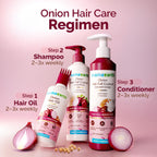 Mamaearth Onion Shampoo for Hair Growth and Hair Fall Control with Onion 600 ml