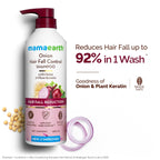 Mamaearth Onion Shampoo for Hair Growth and Hair Fall Control with Onion 600 ml
