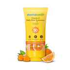 Mamaearth Vitamin C Daily Glow Sunscreen with Vitamin C & Turmeric 50g