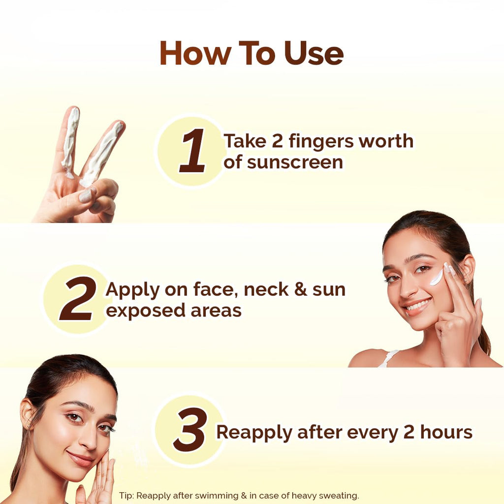 Mamaearth Vitamin C Daily Glow Sunscreen with Vitamin C & Turmeric 50g