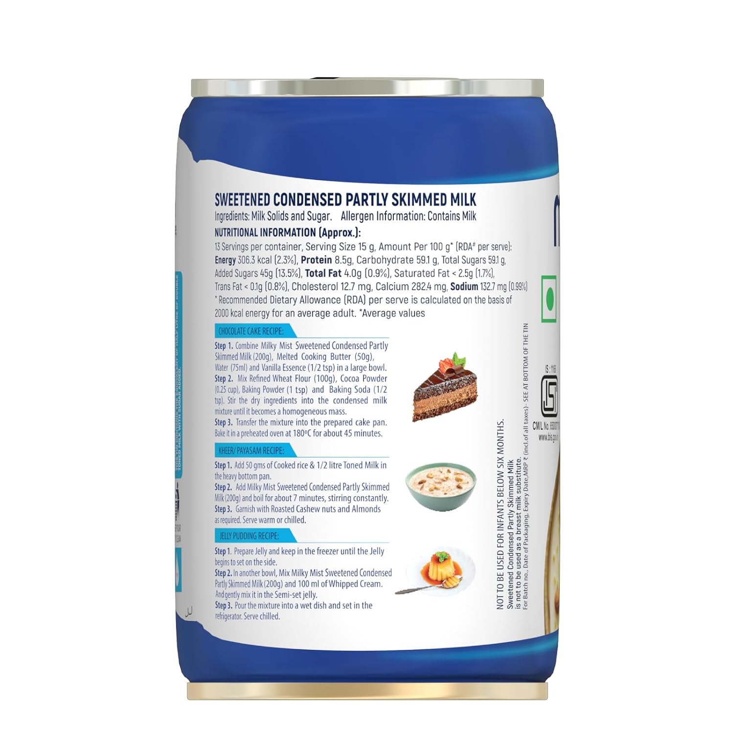 Milky Mist Sweetend Condensed Milk, 200GM