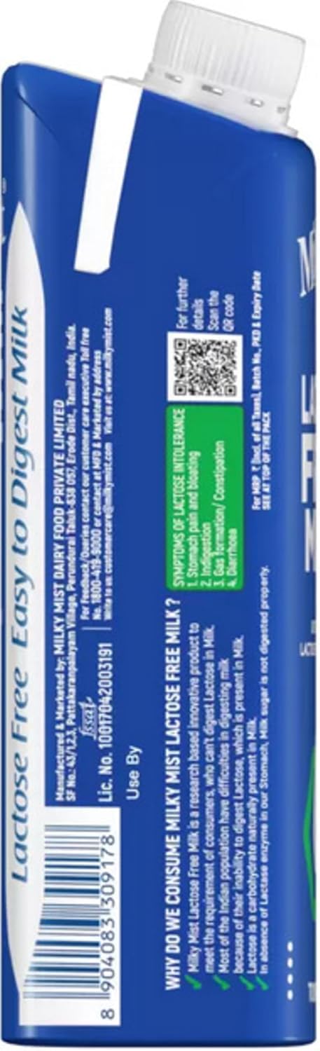 Milky mist Lactose free milk, 250 ml