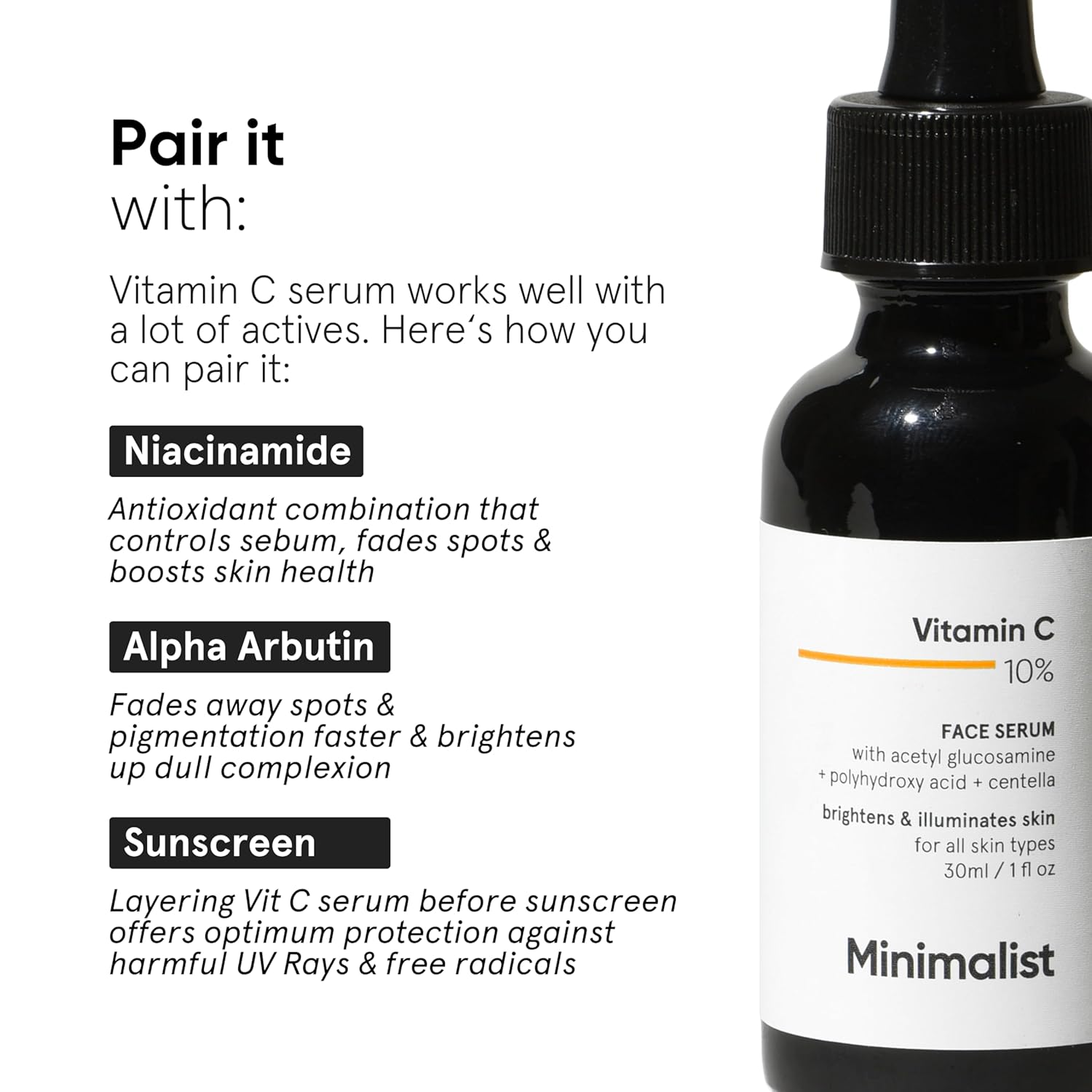 Minimalist 10% Advanced Vitamin C Serum 10ml