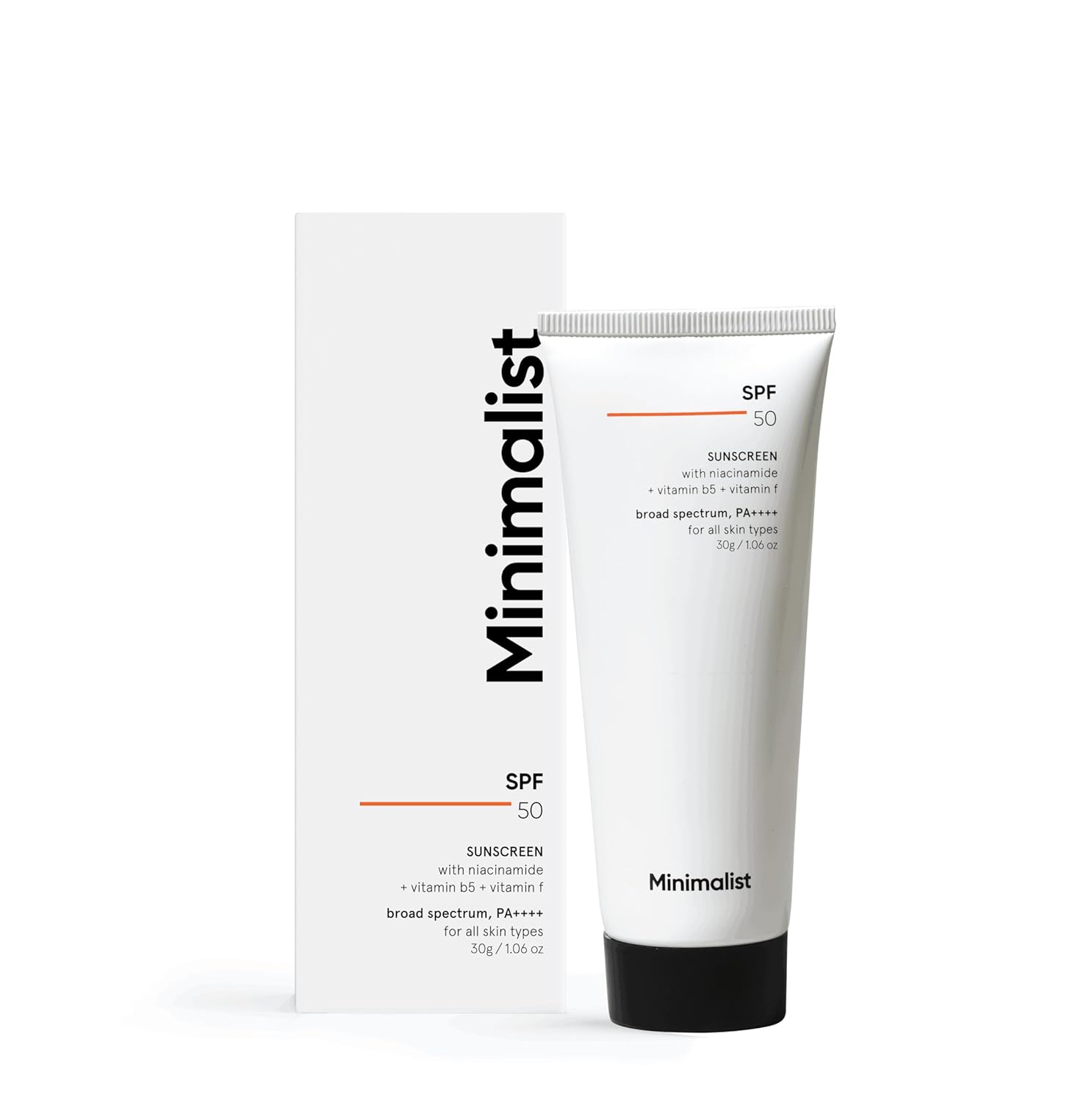 Minimalist Sunscreen SPF 50 PA++++ with Niacinamide & Multi-Vitamins 30g