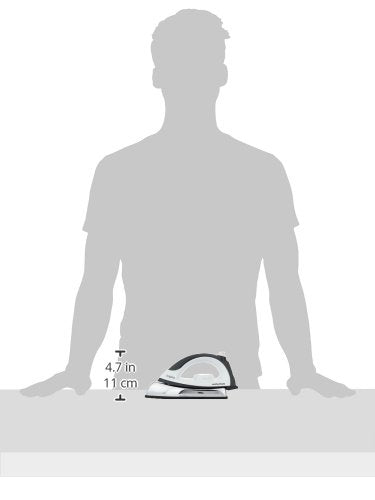 Morphy Richards Inspira 1000-Watt Dry Iron (White and Black)