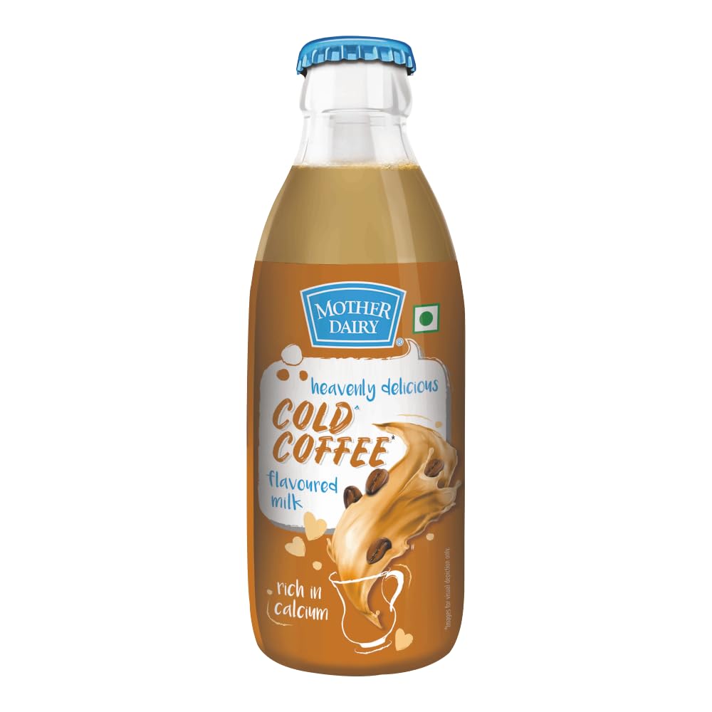 Mother Dairy Flavoured Milk, Cold Coffee, 180 Ml
