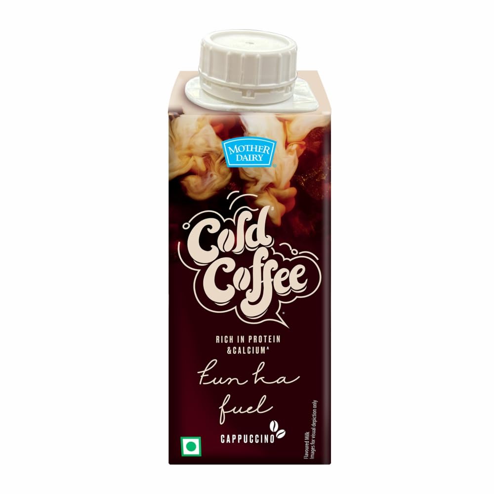 Mother Dairy Ready to Drink Cappuccino Coffee, 200 ml