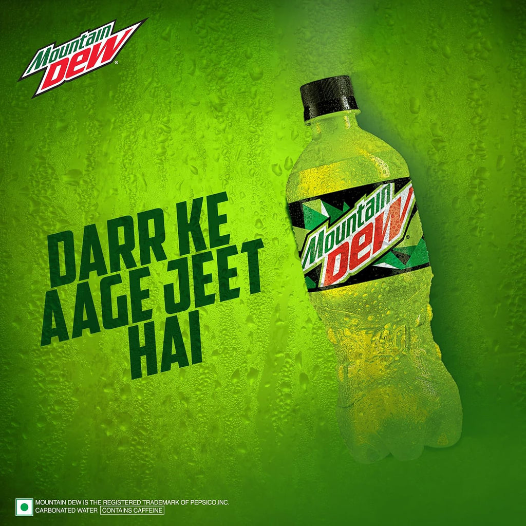 Mountain Dew Soft Drink, 750 ml.