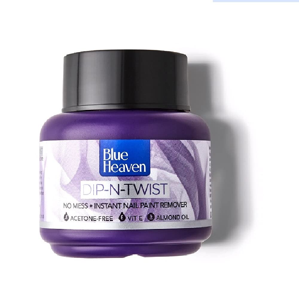 Blue Heaven Dip &amp; Twist Nail Polish Remover, Infused with Vitamin E