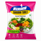 Nirma Shudh Salt 1 KG | Vacuum Evaporated Iodized | Fine Free-Flowing Edible Common Salt | Hygienically Packed | Ideal for Everyday Cooking
