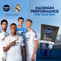 NIVEA MEN All in 1 Charcoal Face Wash 100 g