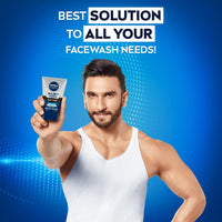 NIVEA MEN All in 1 Charcoal Face Wash 100 g