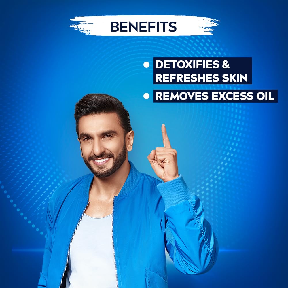 NIVEA MEN All in 1 Charcoal Face Wash 100 g