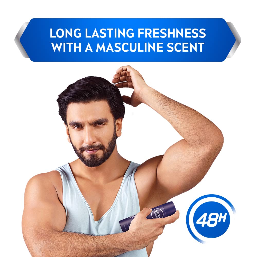 NIVEA MEN Fresh Active Original Spray Deodorant For Men, 150Ml (Pack Of 2)
