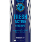 NIVEA MEN Fresh Active Original Spray Deodorant For Men, 150Ml (Pack Of 2)