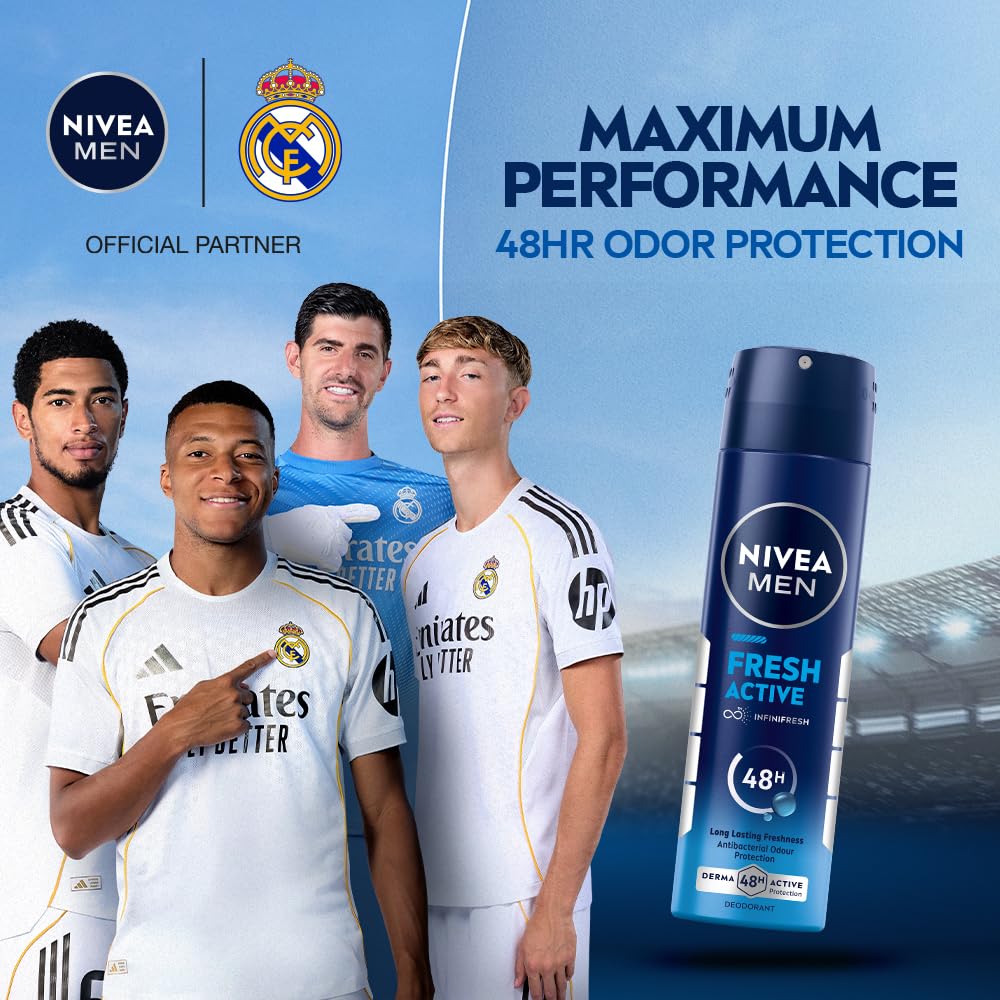 NIVEA Men Fresh Active Deodorant Spray 150 ml