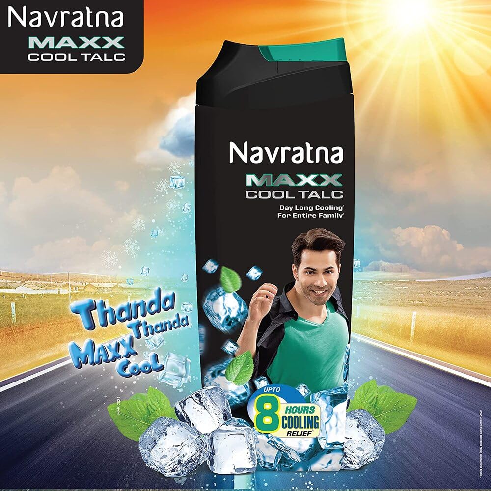 Navratna Maxx Cool Talc  400gm