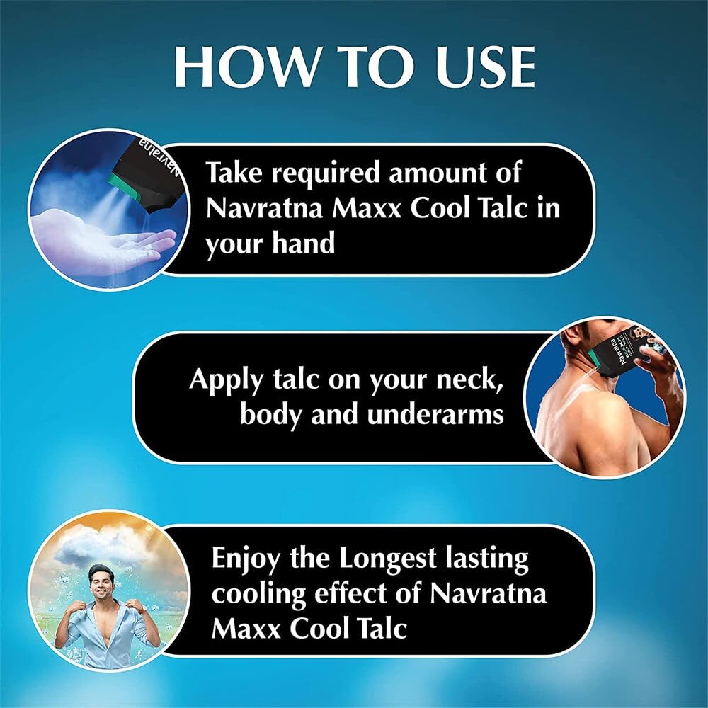 Navratna Maxx Cool Talc  400gm