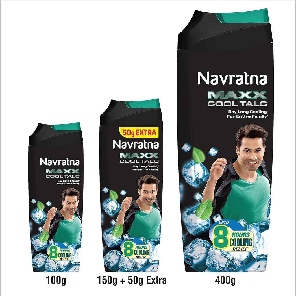 Navratna Maxx Cool Talc  400gm