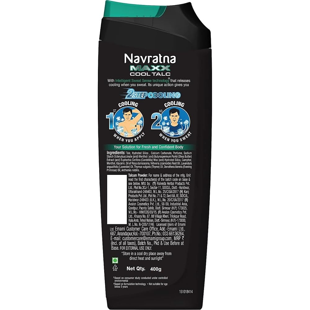 Navratna Maxx Cool Talc  400gm
