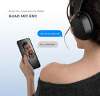 Noise Airwave Max 5 Wireless Over-Ear Headphones with Adaptive Hybrid ANC (up to 50dB), HFA Tech, 80H Playtime, Dual Pairing(Mauve Haze)