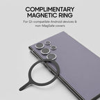 Noise MagSafe Wireless 10000mAh Built-in Stand Fast Charging Power Bank: 15W Wireless & 22W Wired Type-C Output, iPhone 12 & Above, Android (Qi-Enabled), Free Magnetic Ring, 1-Year Warranty (Silver)