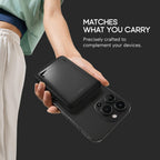 Noise MagSafe Wireless 10000mAh Built-in Stand Fast Charging Power Bank: 15W Wireless & 22W Wired Type-C Output, iPhone 12 & Above, Android (Qi-Enabled), Free Magnetic Ring, 1-Year Warranty (Black)
